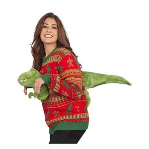 Dinosaur ugly Christmas sweater